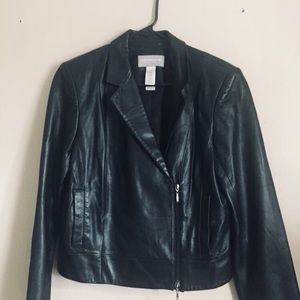 Liz Claiborne 100% leather jacket
